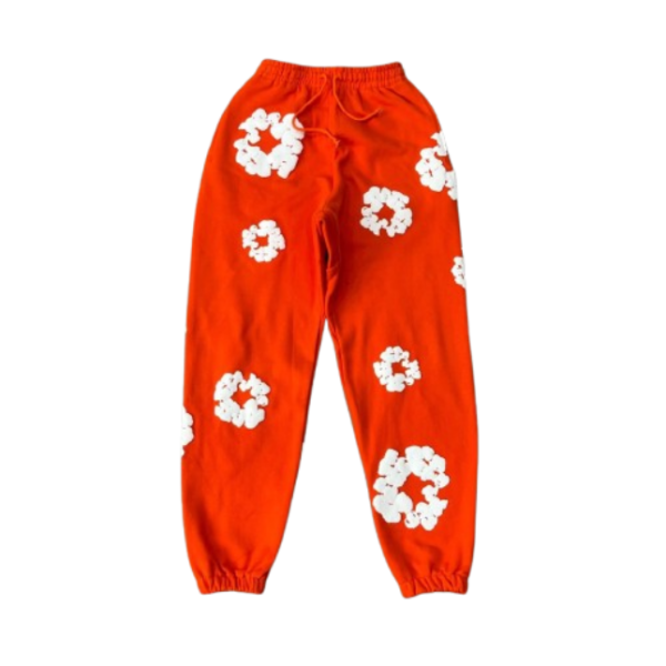 Denim Tears The Cotton Wreath Sweatpants Orange OG052210