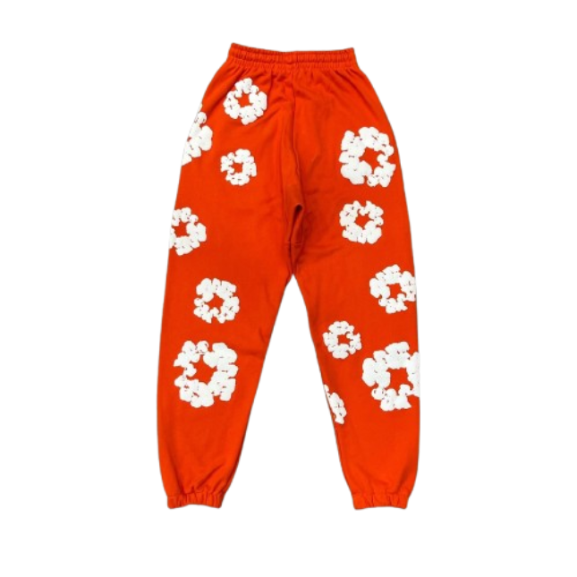 Denim Tears The Cotton Wreath Sweatpants Orange OG052210