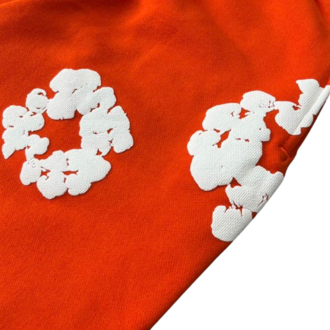 Denim Tears The Cotton Wreath Sweatpants Orange OG052210
