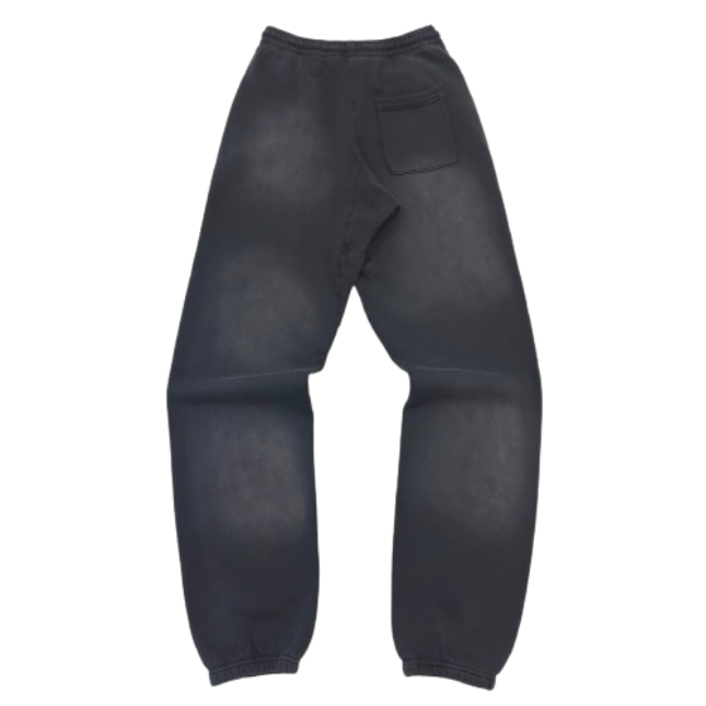 Hellstar No Guts No Glory Flare Bottom Sweatpants Midnight Dye Black OG052223