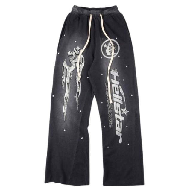 Hellstar Black Sweatpants OG052224