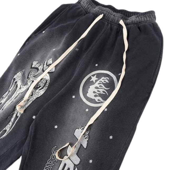 Hellstar Black Sweatpants OG052224