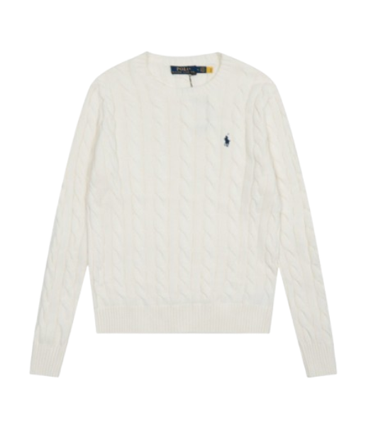 Ralph Lauren Round Neck Solid Color Pony Embroidered Sweater OG052536