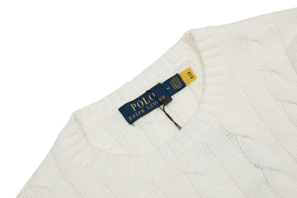 Ralph Lauren Round Neck Solid Color Pony Embroidered Sweater OG052536