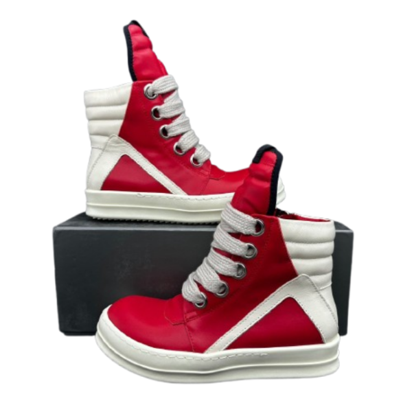 Rick Owen’s calf leather sneakers OG0525428