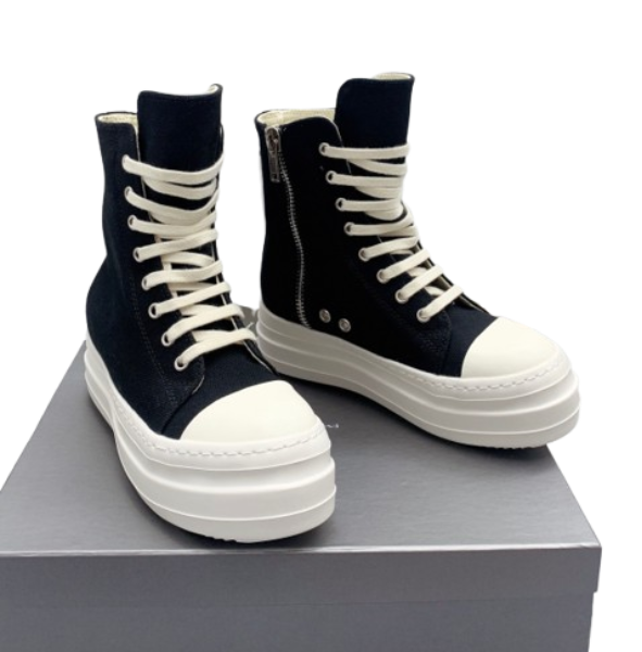 Rick Owens high top canvas shoes OG0525430