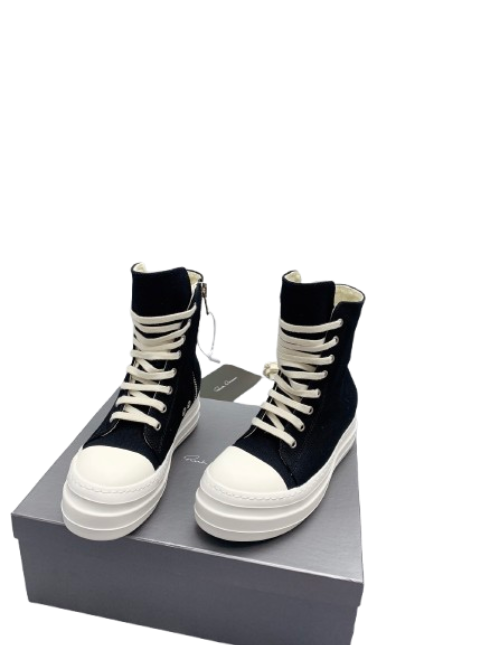 Rick Owens high top canvas shoes OG0525430