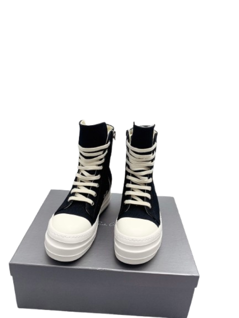 Rick Owens high top canvas shoes OG0525430