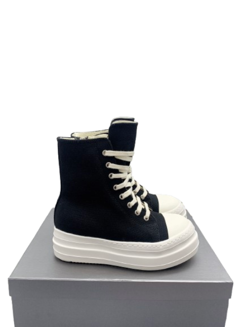 Rick Owens high top canvas shoes OG0525430