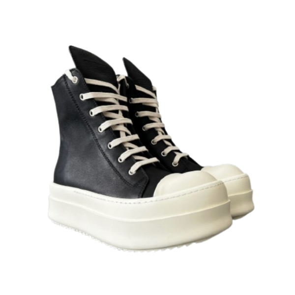 Rick Owens High Top Laced Thick Soles Leather OG0526444