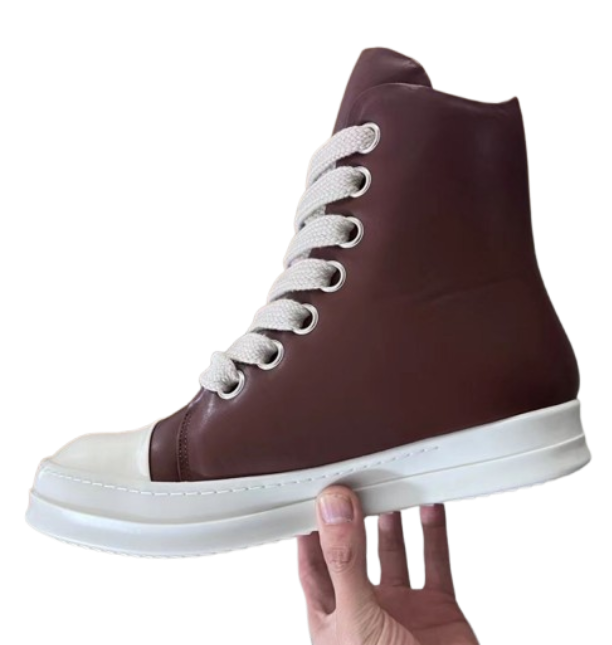 RICK OWENS Classic High Top Coarse Lace OG0526455