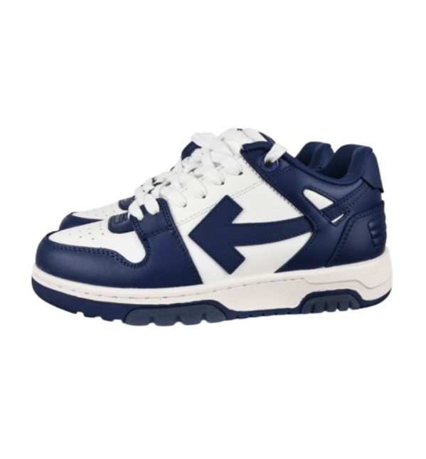 OFF-WHITE Out Of Office OOO Low Tops White Royal Blue OG0528502
