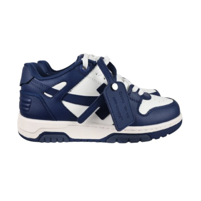 OFF-WHITE Out Of Office OOO Low Tops White Royal Blue OG0528502