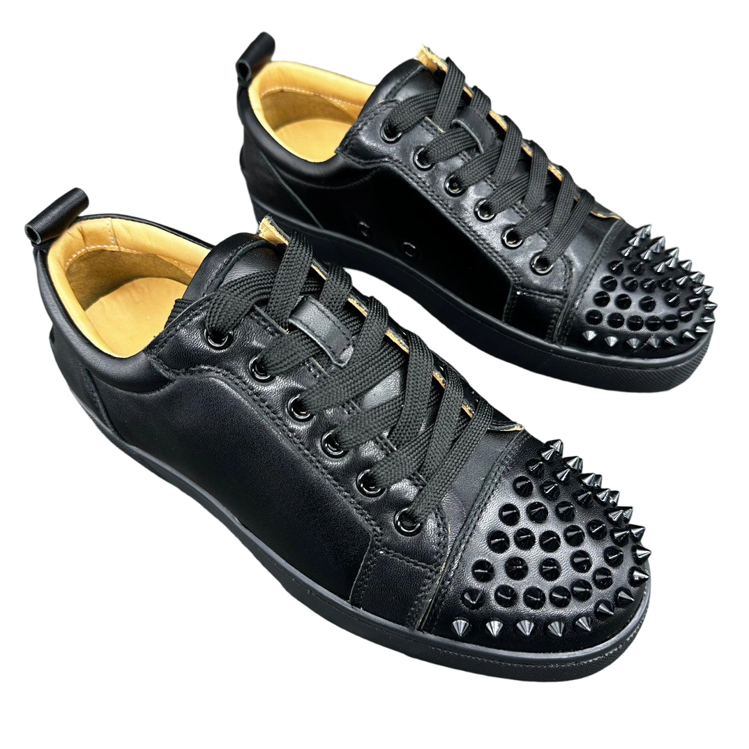 Christian Louboutin Louis Junior Spikes Flat Black OG0707665