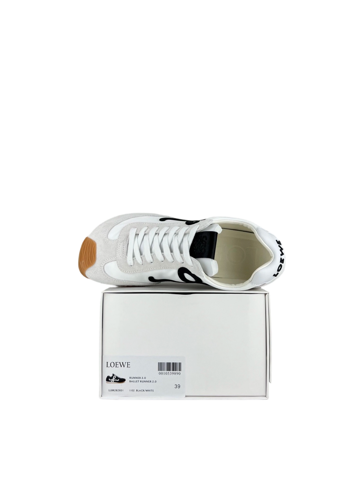 Loewe Ballet Runner 2.0 White Black OG0707671