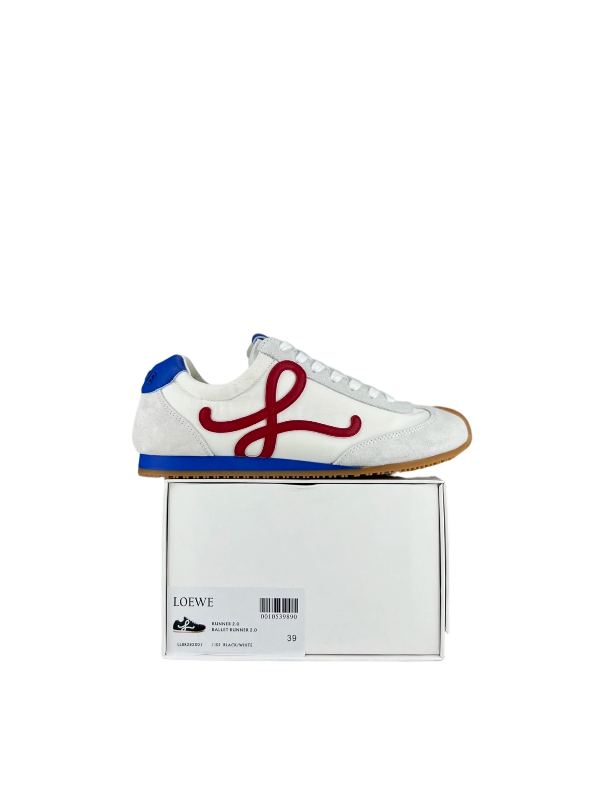 Loewe Ballet Runner 2.0 White Red OG0707672