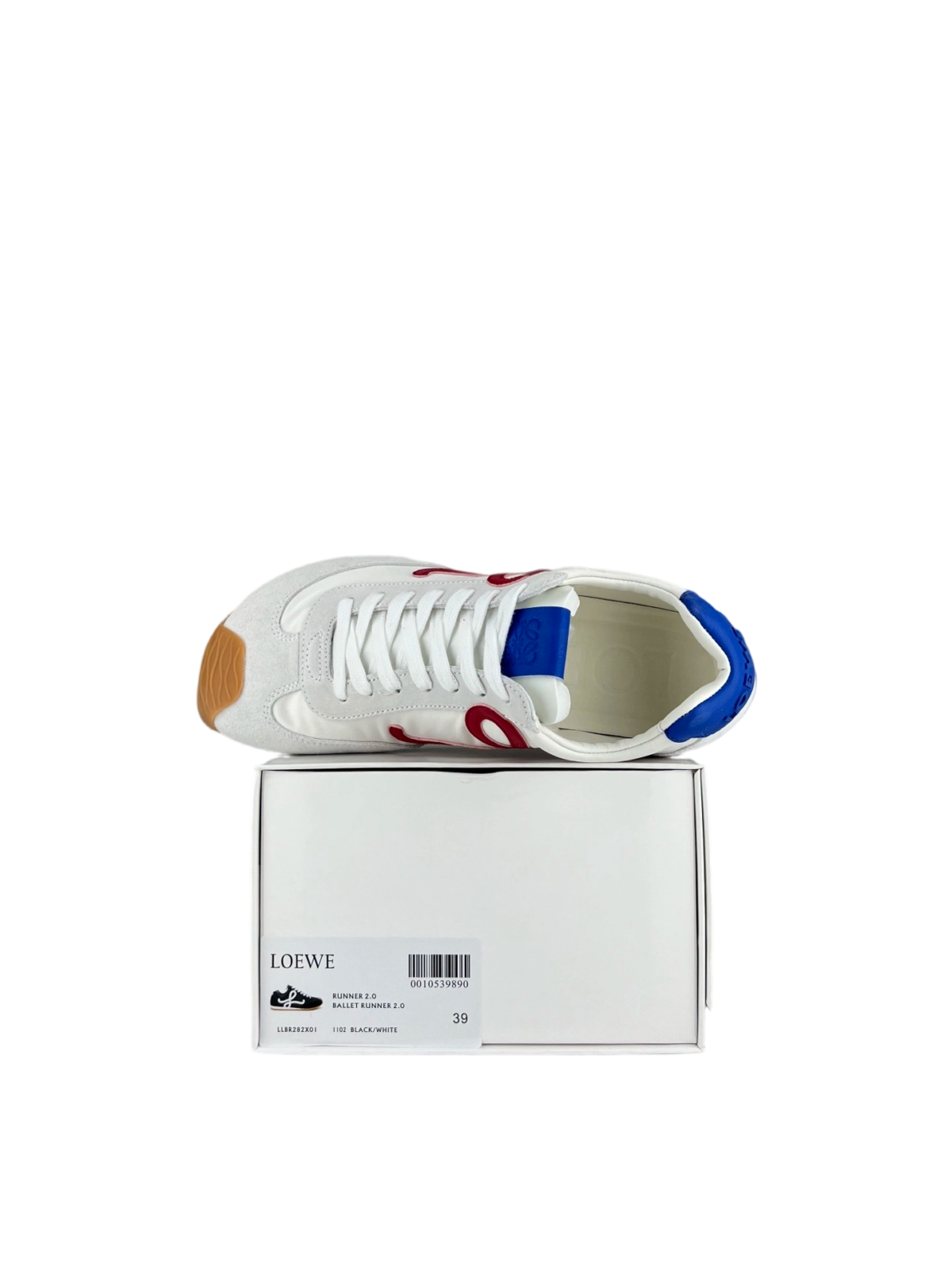 Loewe Ballet Runner 2.0 White Red OG0707672