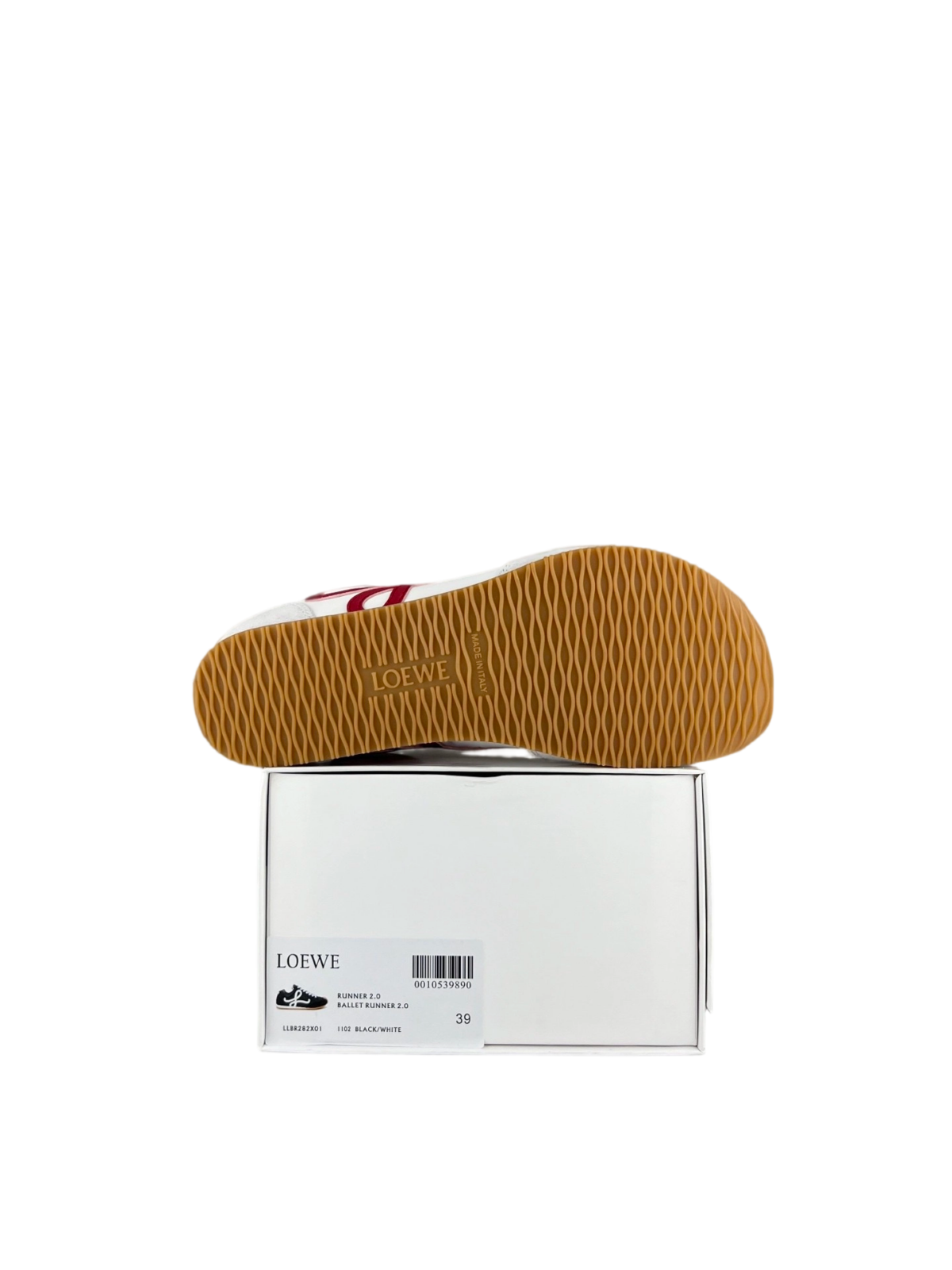 Loewe Ballet Runner 2.0 White Red OG0707672