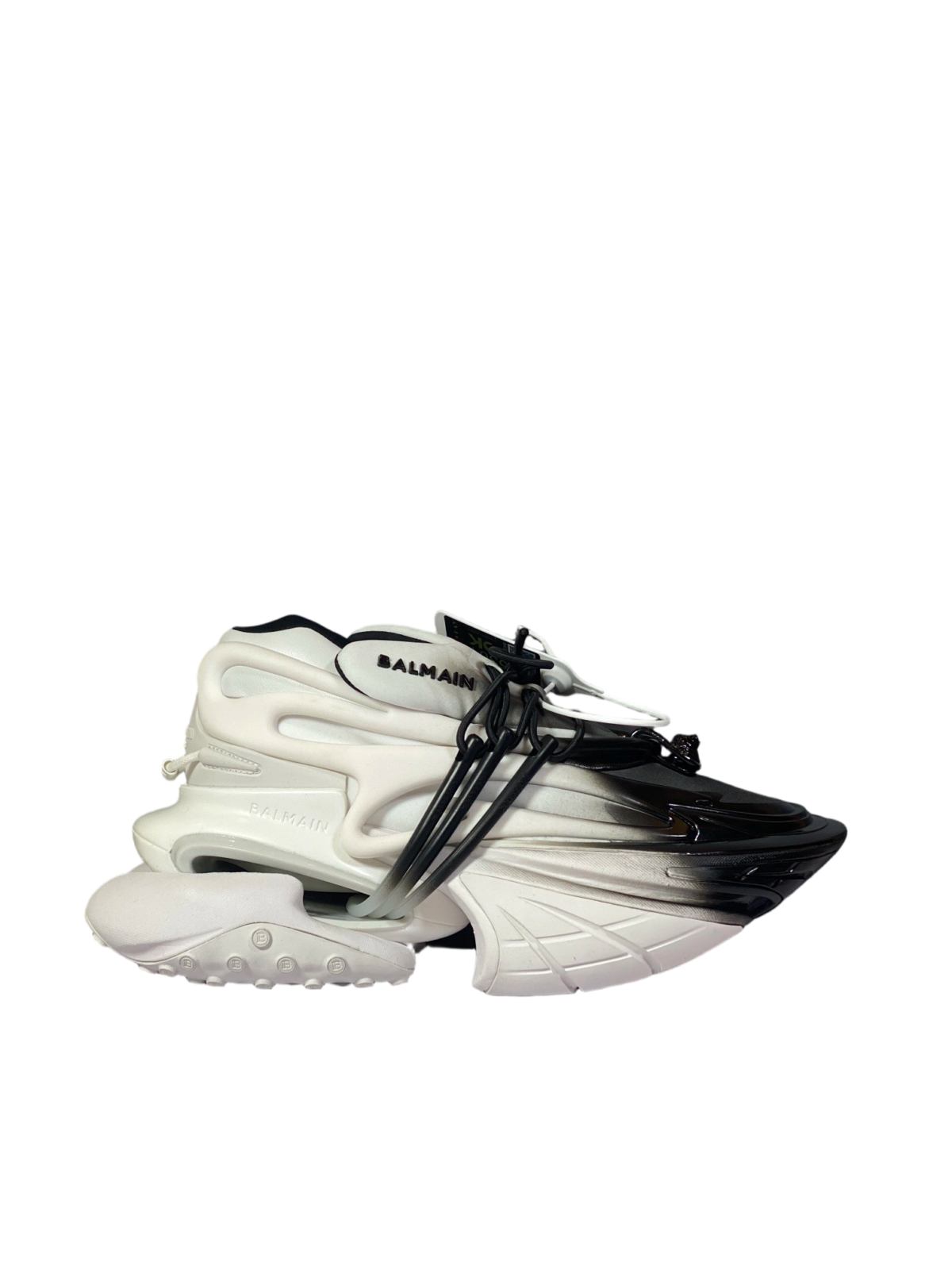 Balmain Unicorn Low-Top White Black Gradiant OG0708713