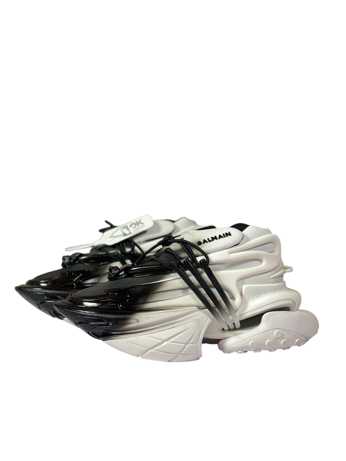Balmain Unicorn Low-Top White Black Gradiant OG0708713