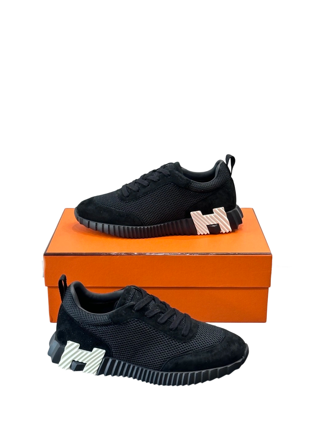 Hermes Bouncing Sneaker Noir Cloth OG0708716