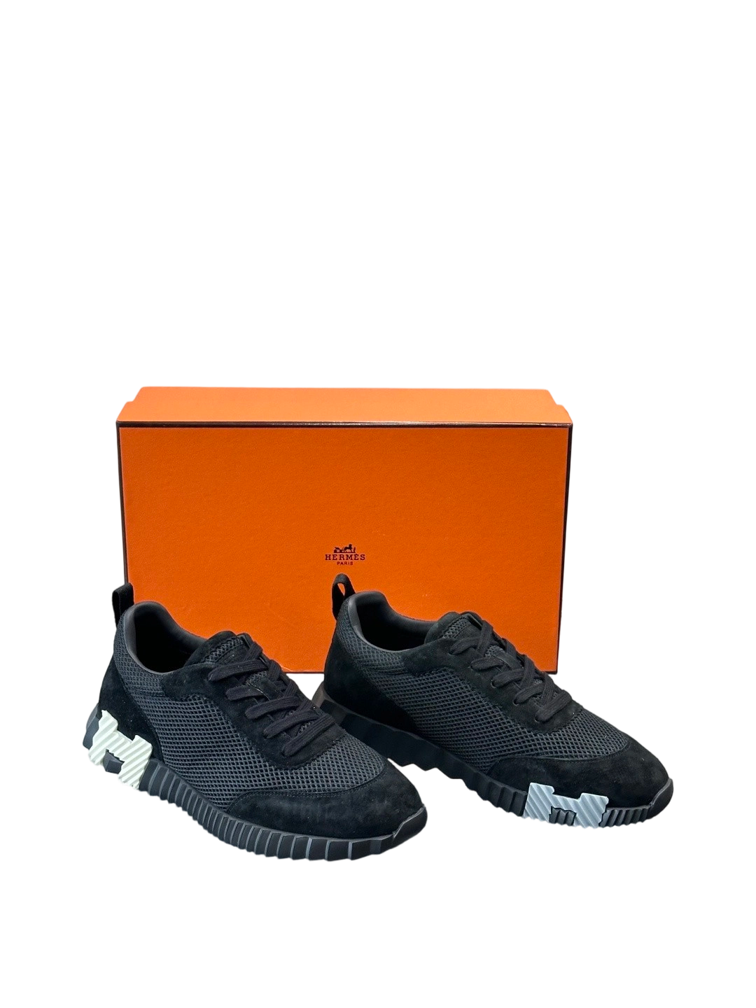 Hermes Bouncing Sneaker Noir Cloth OG0708716