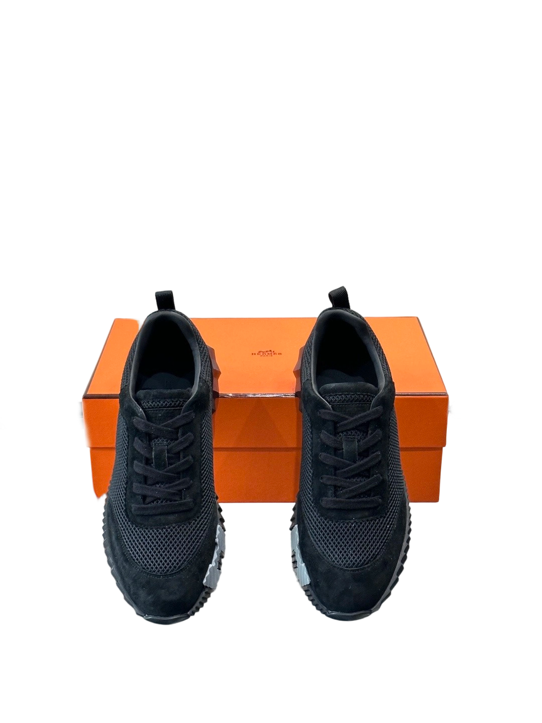 Hermes Bouncing Sneaker Noir Cloth OG0708716