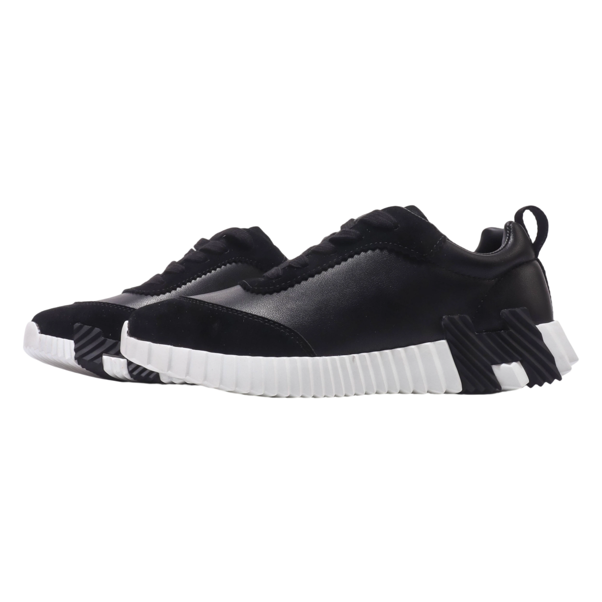 Hermes Bouncing Sneaker Noir Leather OG0708717