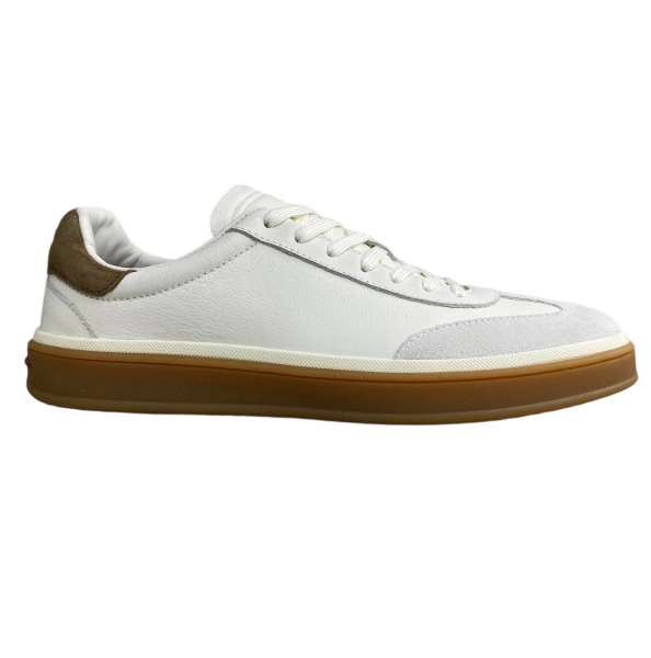 Loro Piana Tennis Walk Sneaker Suede Calf Split Beige OG0715727