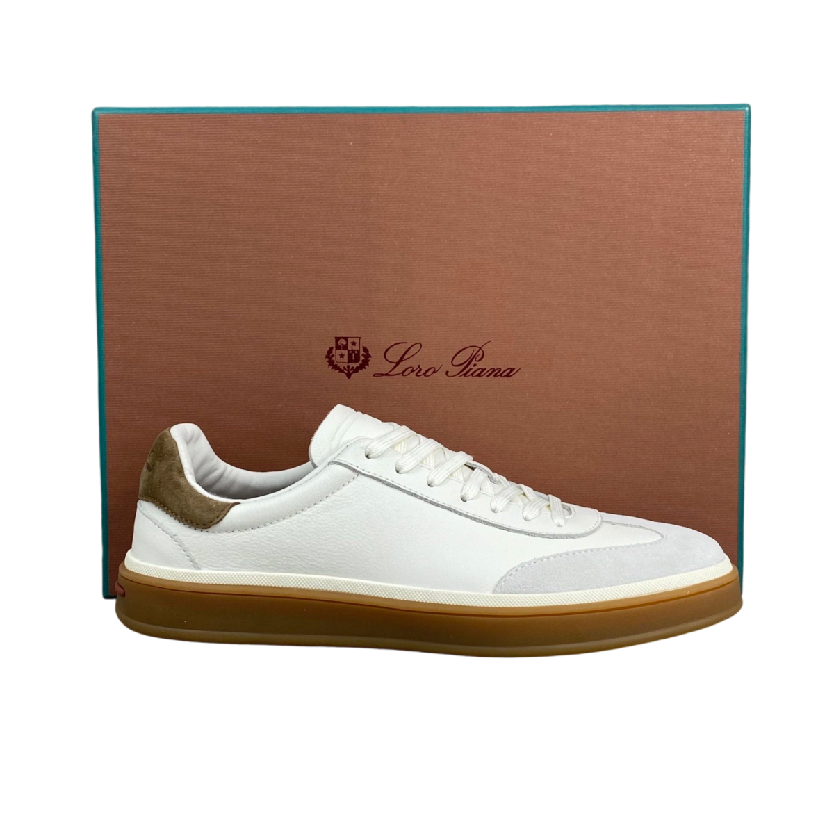 Loro Piana Tennis Walk Sneaker Suede Calf Split Beige OG0715727