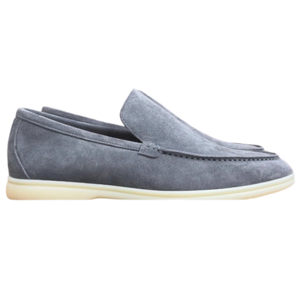 Loro Piana Bean Shoes Gray OG0716732