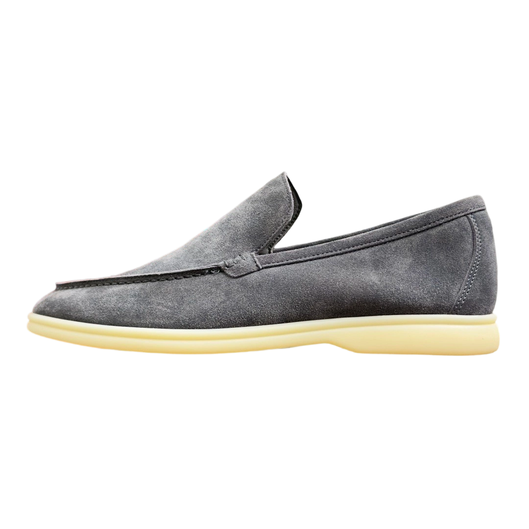 Loro Piana Bean Shoes Gray OG0716732