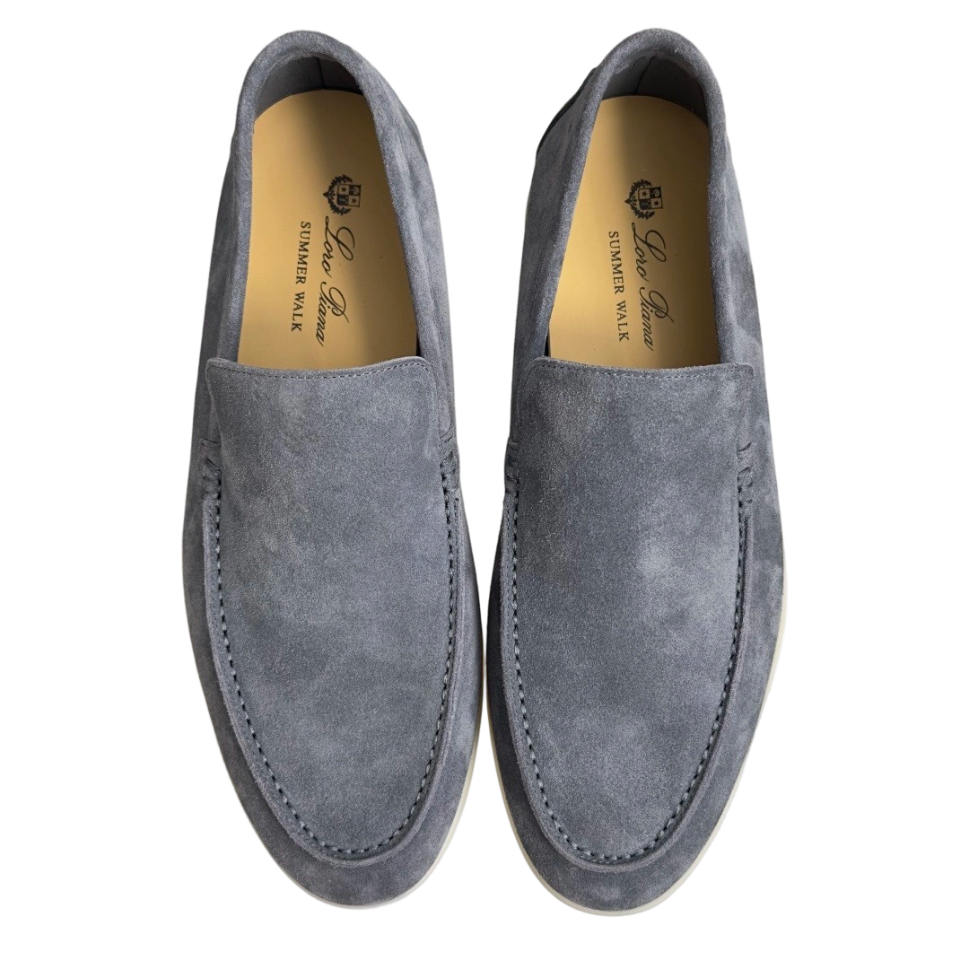 Loro Piana Bean Shoes Gray OG0716732