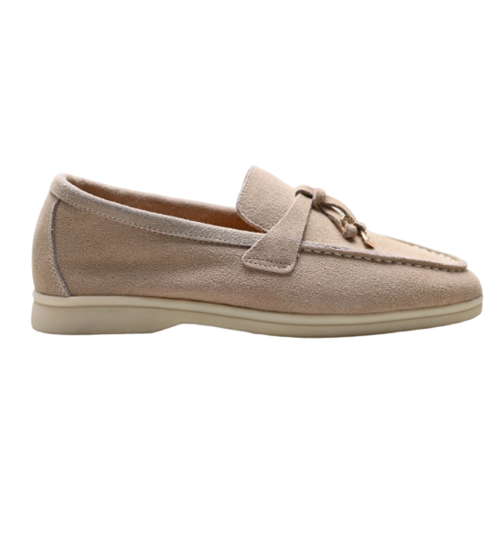 Loro Piana Bean Shoes Apricot OG0716737