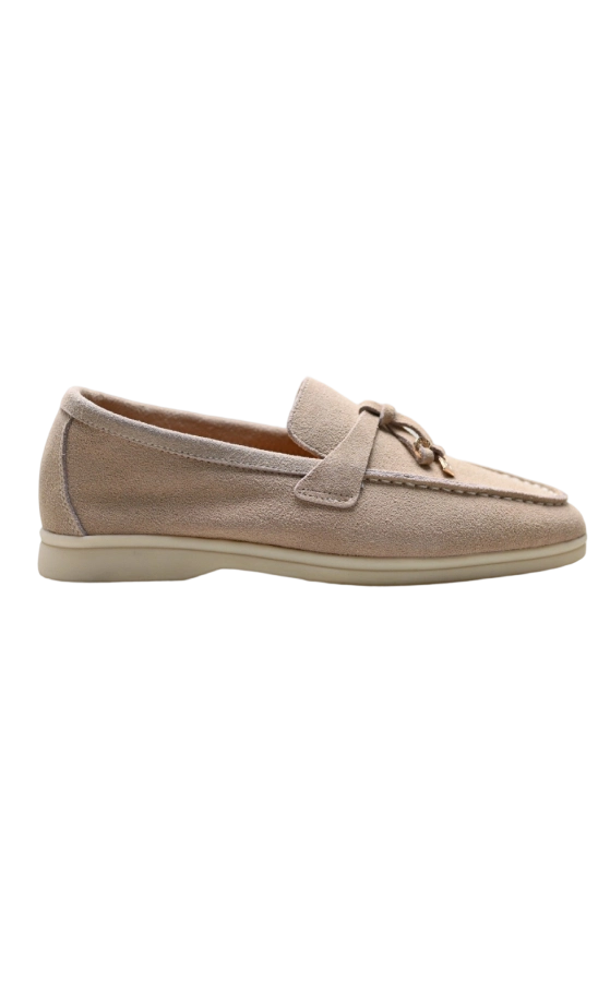 Loro Piana Bean Shoes Apricot OG0716737