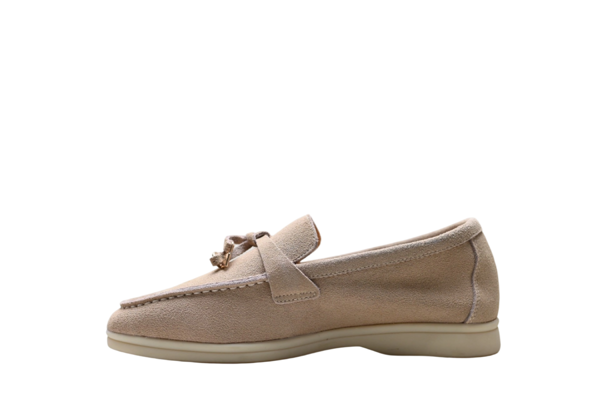 Loro Piana Bean Shoes Apricot OG0716737