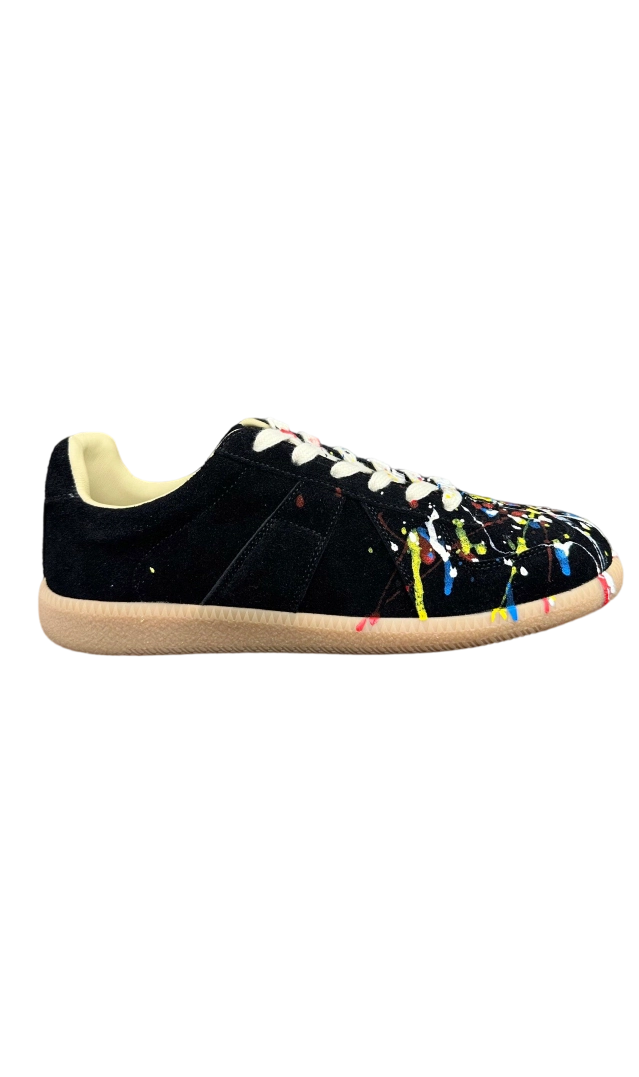 Maison Margiela Black Paint Replica Sneakers OG0716753