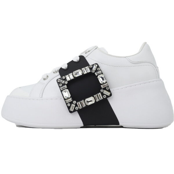 Roger Vivier White And Black Buttons OG0716781