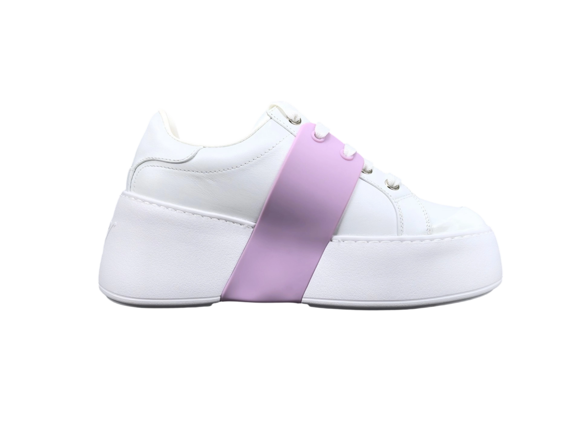 Roger Vivier White Purple Buckle OG0716782