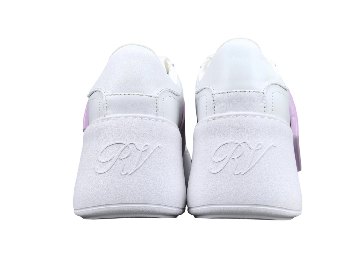 Roger Vivier White Purple Buckle OG0716782