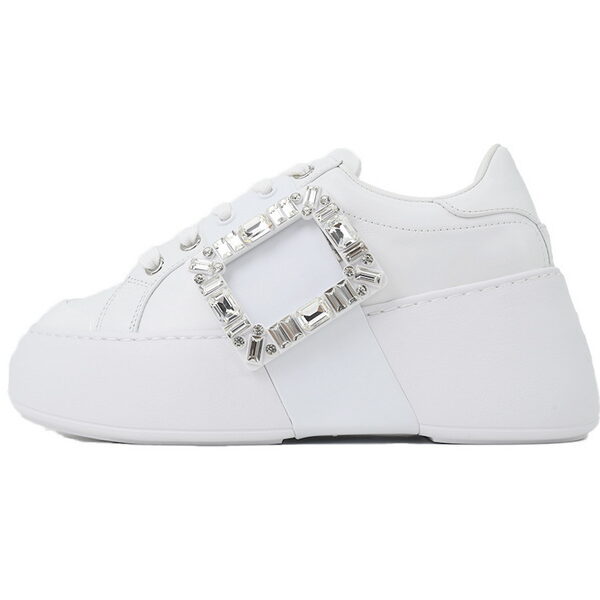 Roger Vivier White Silver Buckle OG0716783
