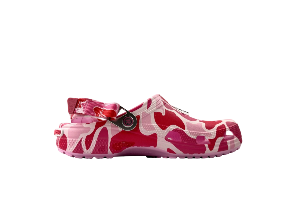 BAPE x Crocs Classic Clog ‘ABC Camo-Pink’ OG0717813