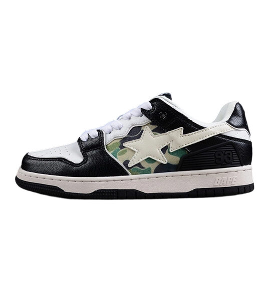 A Bathing Ape Bape SK8 Sta Camo Black White OG0718830