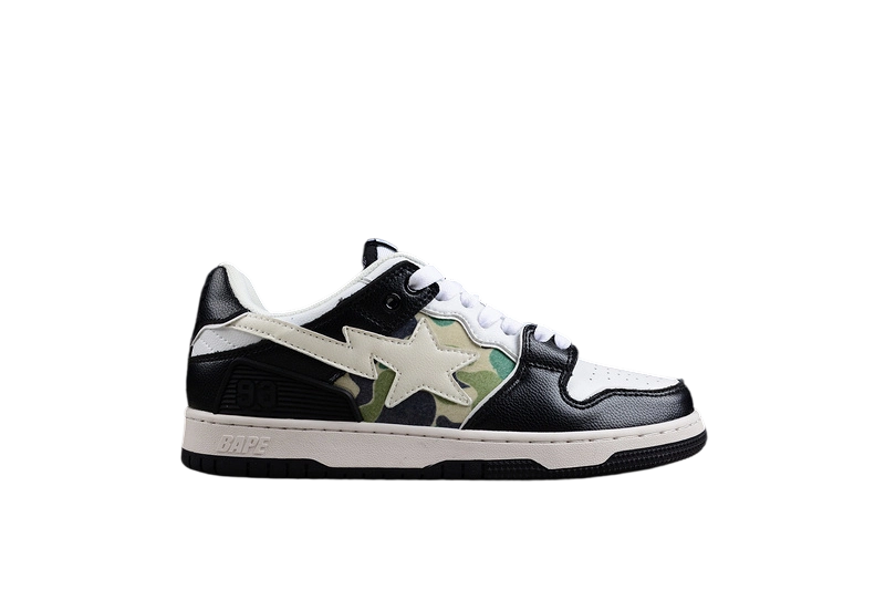 A Bathing Ape Bape SK8 Sta Camo Black White OG0718830