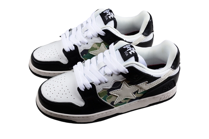 A Bathing Ape Bape SK8 Sta Camo Black White OG0718830