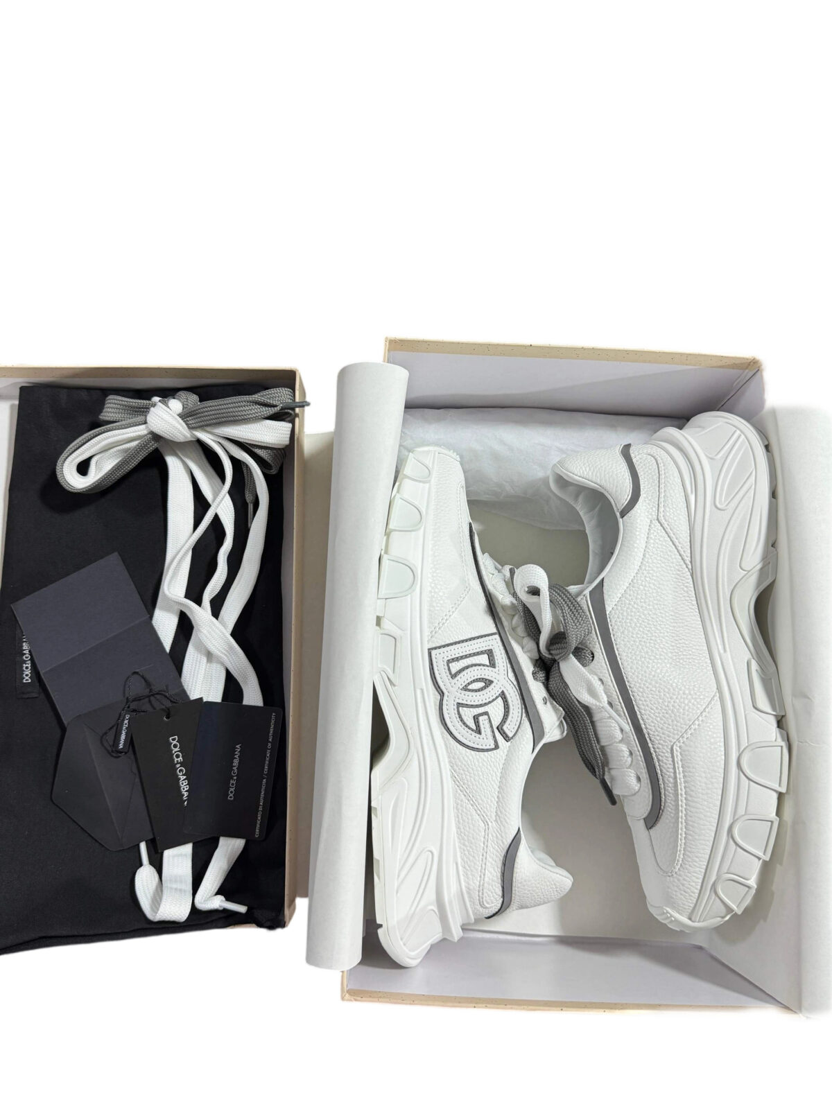 Dolce&Gabbana Day Faster Sports Dad Shoe Collection White OG0718836