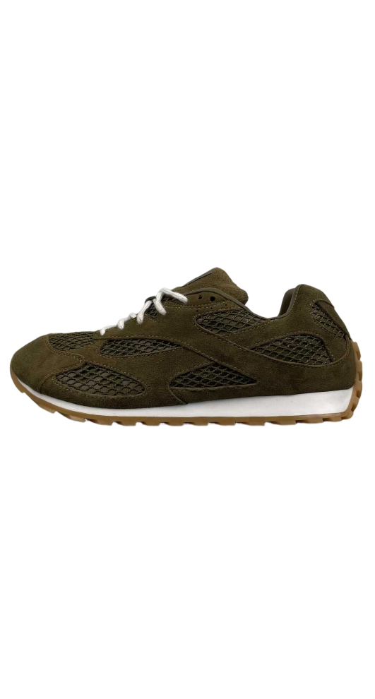 Bottega Veneta Orbit Sneakers Suede Green OG0724898