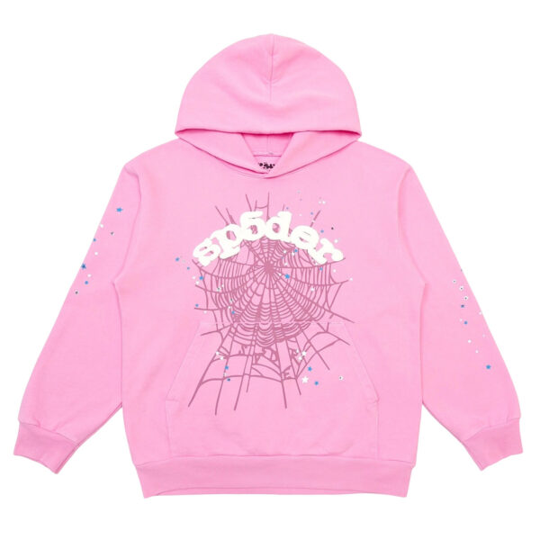 Sp5der Hoodie Pink OG0725105