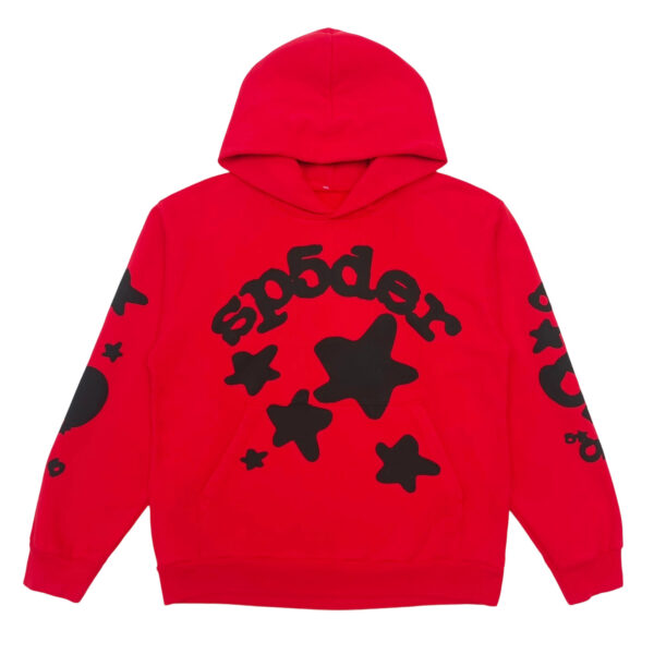 Sp5der Hoodie Slate Beluga Hoodie RedGrey OG0725106