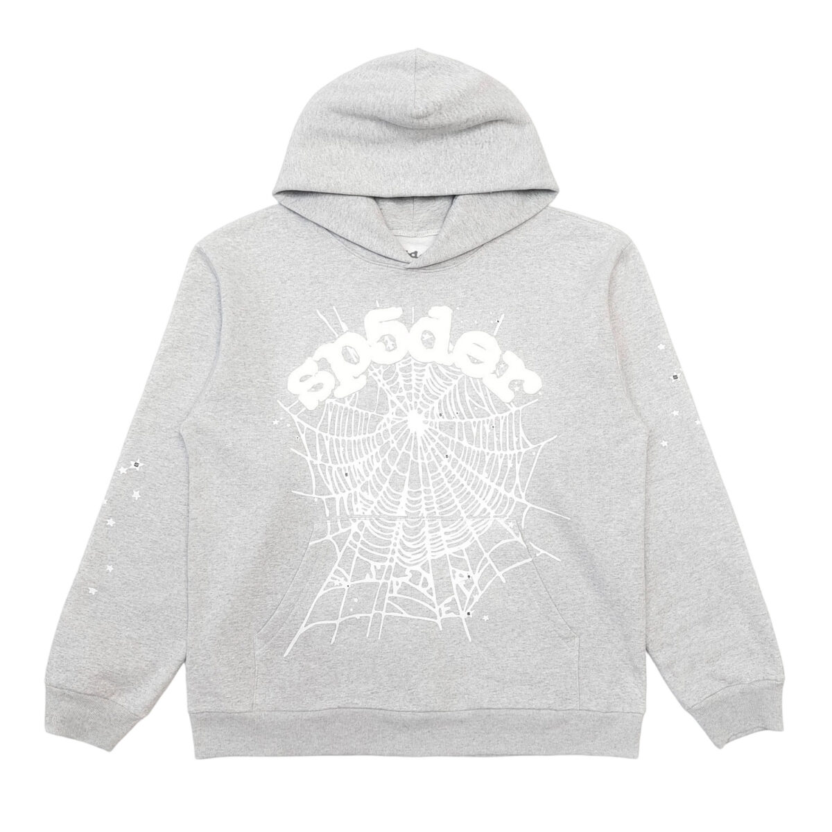 Sp5der OG Web Hoodie Grey OG0725113